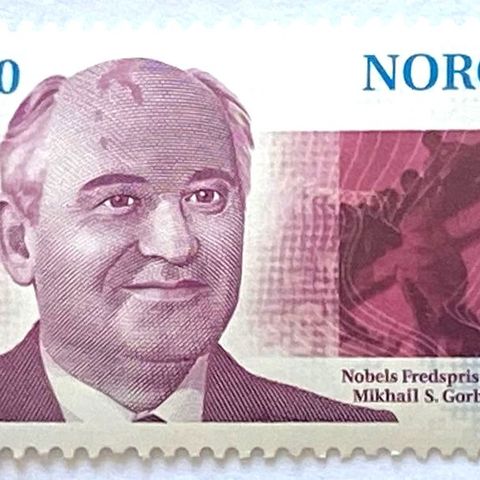 Norge 2001 Nobels Fredspris - Mikhail Gorbatsjov NK 1445 Postfrisk