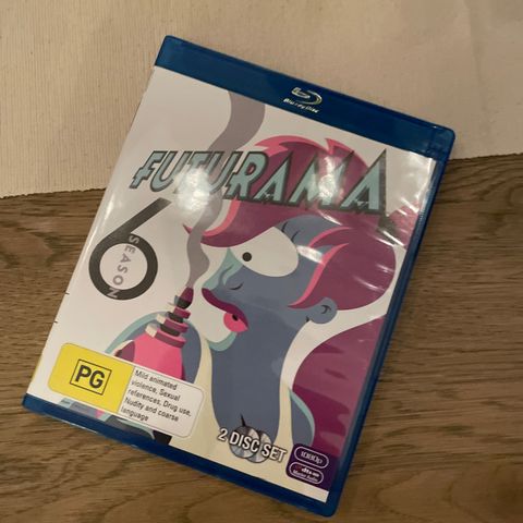 Futurama Sesong 6 på blu-ray (kjøpt i Australia)