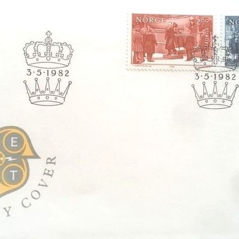 Norge 1982 Europa XIV FDC NK 913 - 914