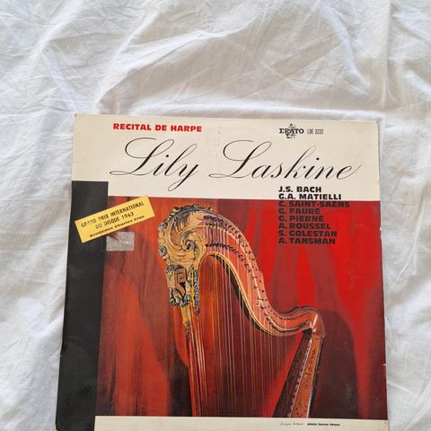 Opplev tidløs skjønnhet med Lilly Laskines "Recital de Harpe" på vinyl