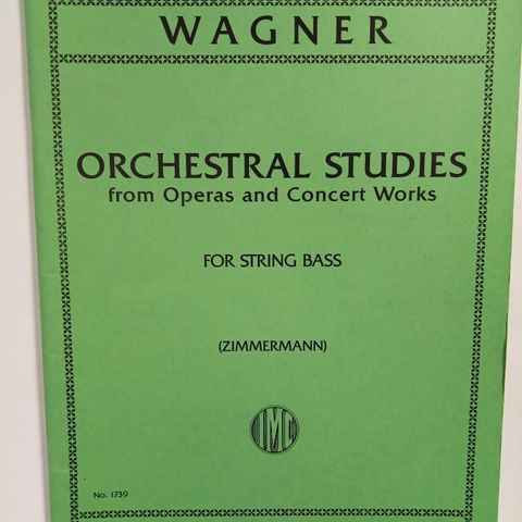 Orchestral studies for String Bass