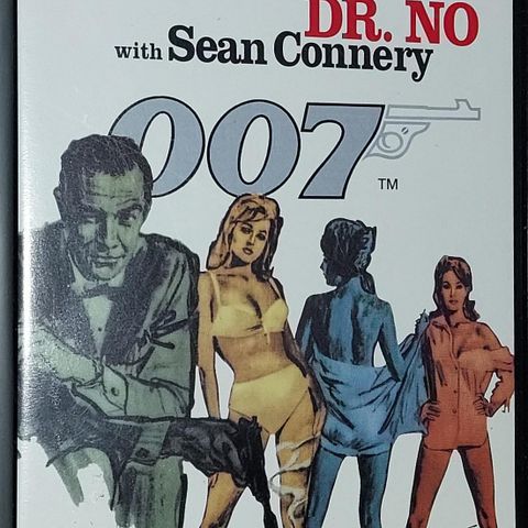 VHS SMALL BOX.JAMES BOND 007.DR.NO 1962.