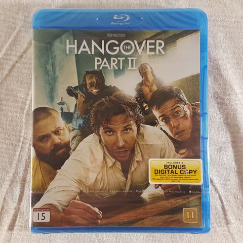 Hangover 2 Blu-ray ny forseglet norsk tekst