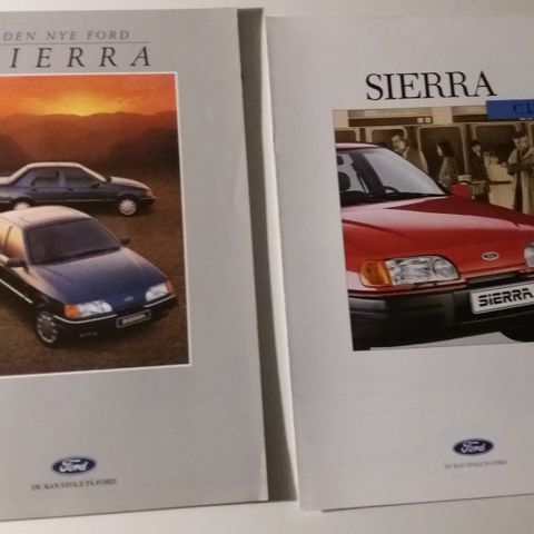 Ford SIERRA -brosjyrer.