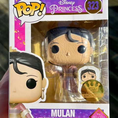 Funko Pop! Mulan (Dancing | Gold) with Pin | Disney (323) Excl. to Funko-Shop