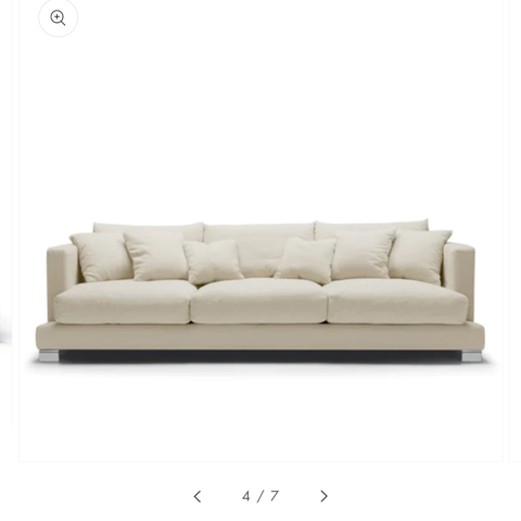 Stor og dypt sofa Colorado 4 seter ny pris 26500