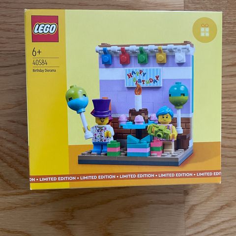 Nytt/Uåpnet LEGO 40584 Bursdagsdiorama - Limited Edition