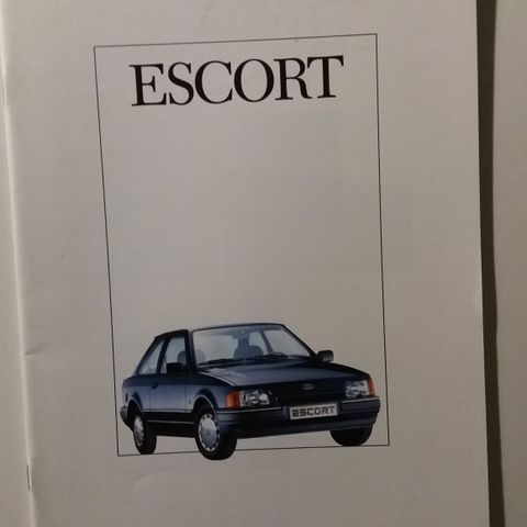 FORD ESCORT -brosjyre.