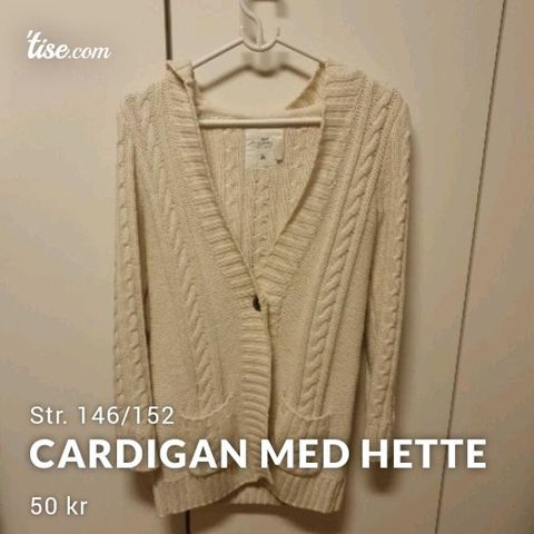 Cardigan til jente 50 kr