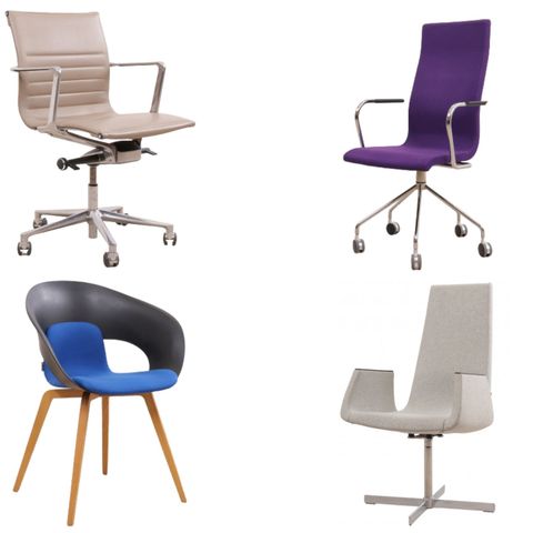 Stort utvalg stol / stoler / møteromsstoler / konferansestoler med frakt