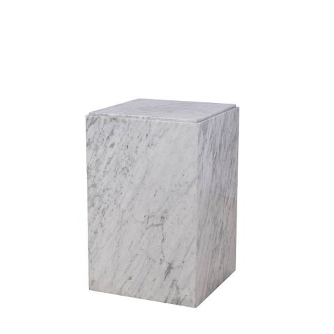 Bottega kube sidebord i marmor - Flere farger!