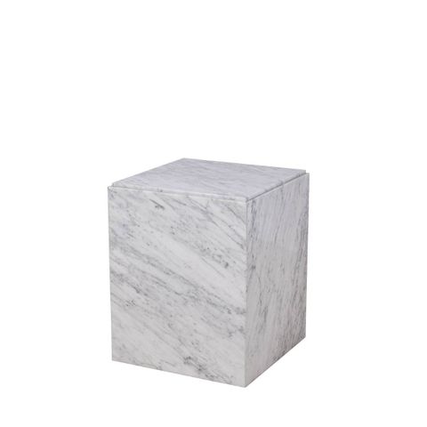 Novasolo - Bottega kube sidebord i marmor - Flere farger!