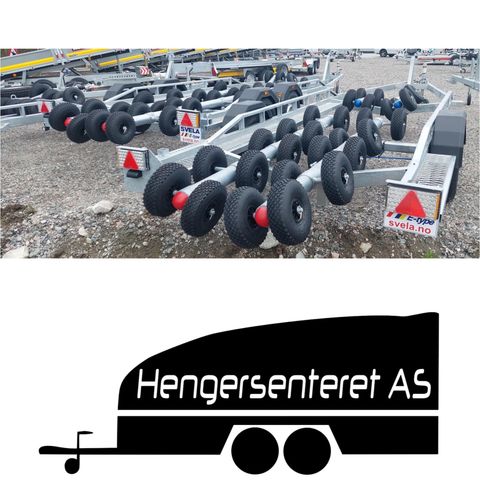 Båthenger / Tilhenger / Svela B18XLE 24fot 1800kg / Kr. 62.000,- +mva