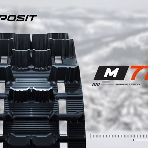 M66 / M700 / M770 snøscooter belter fra Composit.