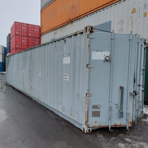 40' DC container med dekkreoler og el, selger billig!