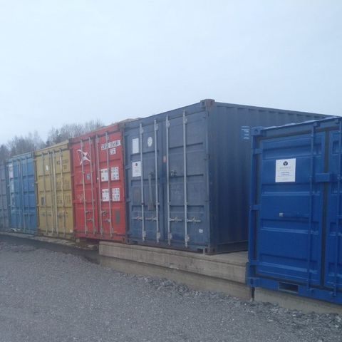 Minilager til leie (20ft container)