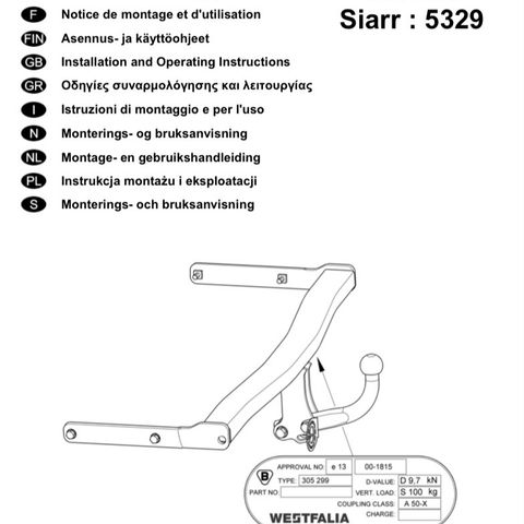 Utsalg! Tilhengerfeste Audi A3 sportpaket 2700:-