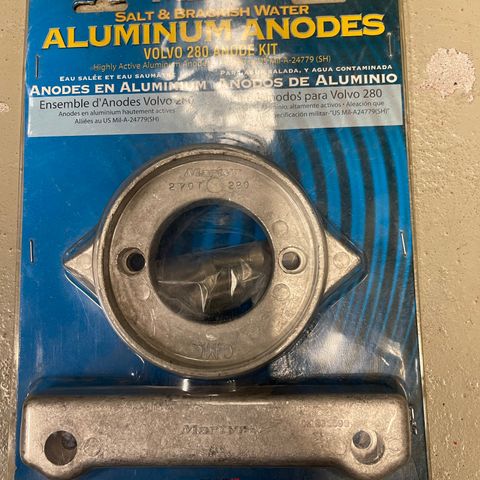 Aluminium anodesats VP 280SP