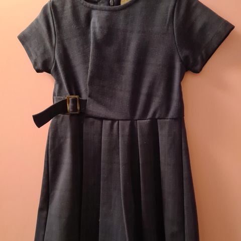 Zara kjole, mørkeblå str 116, 6 år