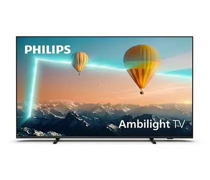 Strøken 55’’ SmartTV Philips 4K LED TV med Ambilight og Dolby Atmos