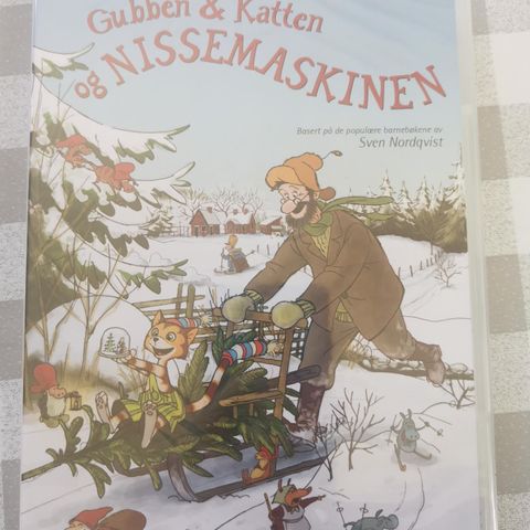 Gubben & Katten og Nissemaskinen (DVD, i plast)