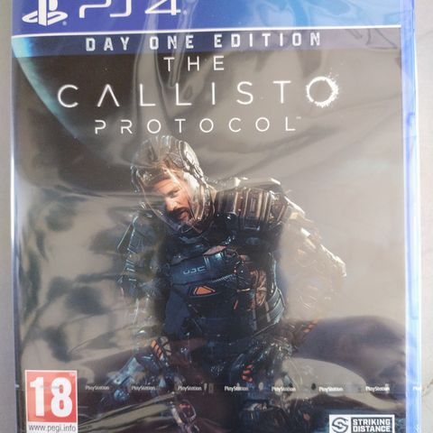 PS4 spill. The Callisto Protocol. Day one edition. Ny i plast.