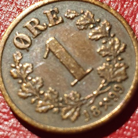 Norsk 1 øre mynt 1899