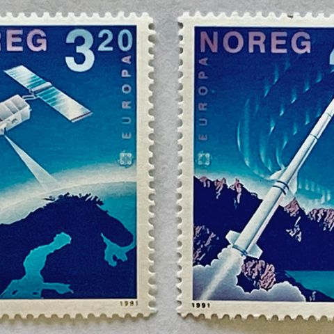 Norge 1991 Europa XXIII  NK 1111 og NK 1112   Postfrisk