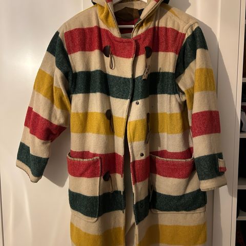 Vintage Hudson Bay Company and Woolrich wool coat. Unisex, size Large.