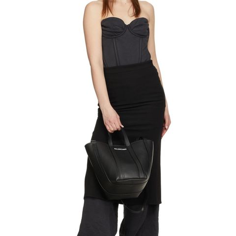 BALENCIAGA Black Small Everyday North-South Tote