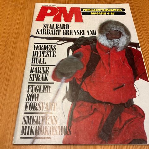 PM - POPULÆRVITENSKAPELIG MAGASIN Nr. 4 - 1987