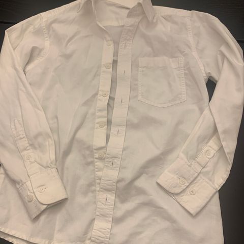 Hvit skjorte ca str. 10 år