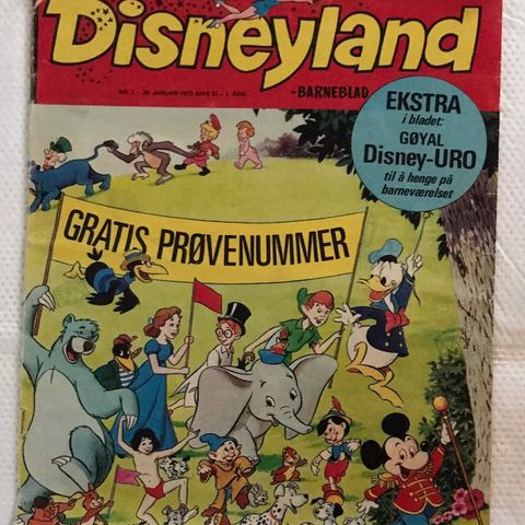 Disneyland Nr 1 1973 - Bud ønskes