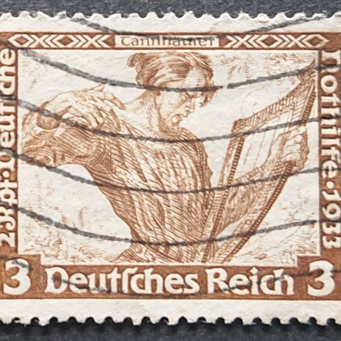 TYSKLAND: Das Reich, 1933,  AFA 494, stempla / T1-144 .x