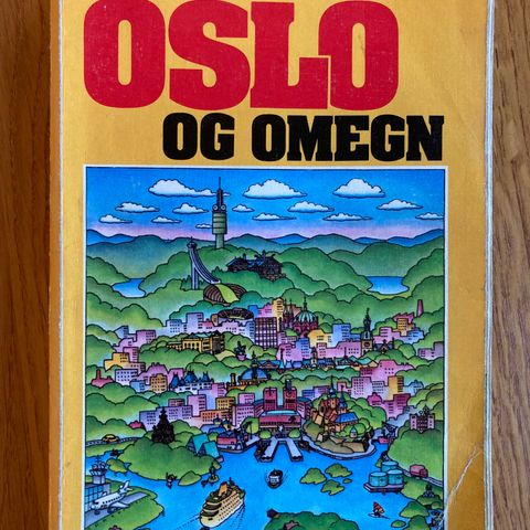 Kart / atlas: Retro Cappelens kartbok for Oslo og omegn - bilkart / turistkart