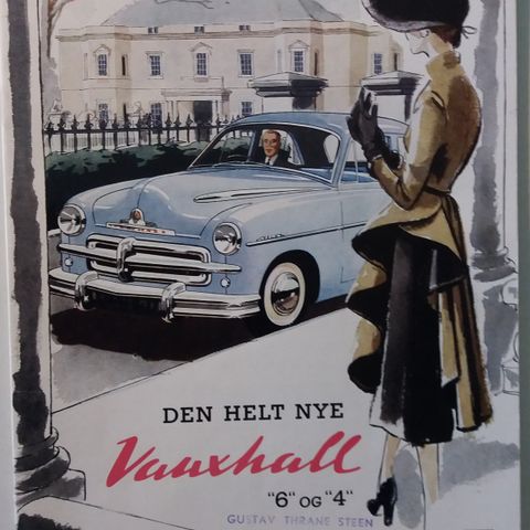 VAUXHALL "6" og "4" -brosjyre.