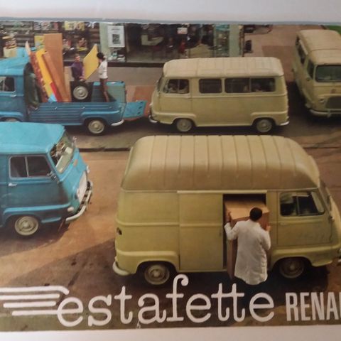 Renault ESTAFETTE -brosjyre.