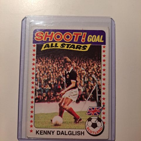 Kenny dalglish fotballkort 1976-77 sessongen