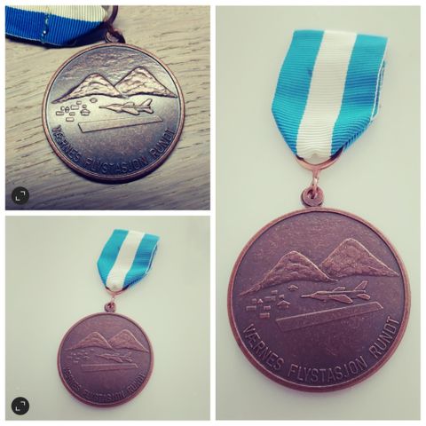 Værnes flystasjon medalje