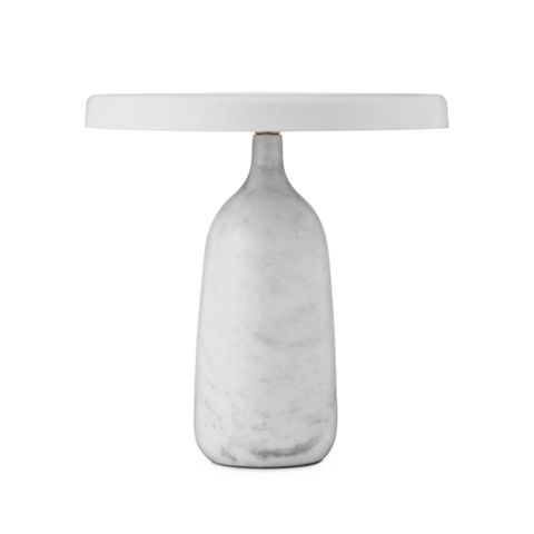 Ny bordlampe Eddy fra Normann Copenhagen i hvit marmor