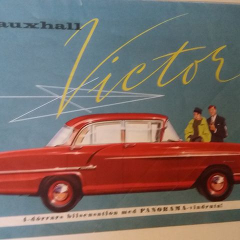 Vauxhall VICTOR -brosjyre.