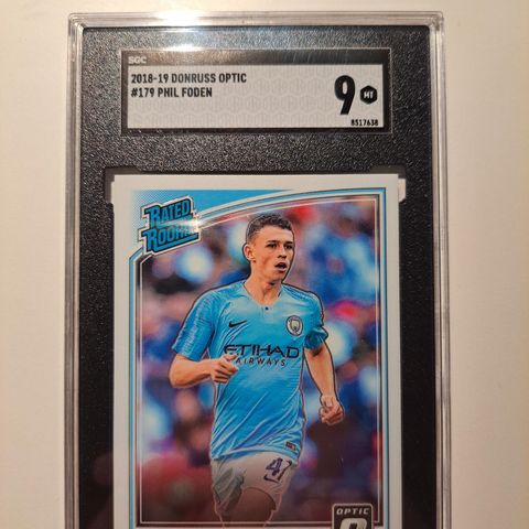 Phil Foden rated rookie SGC 9