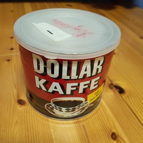 Dollar kaffeboks