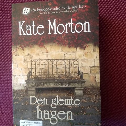 Kate Morton - den glemte hagen - nydelig bok - pocket