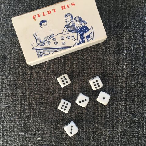 Vintage dice game