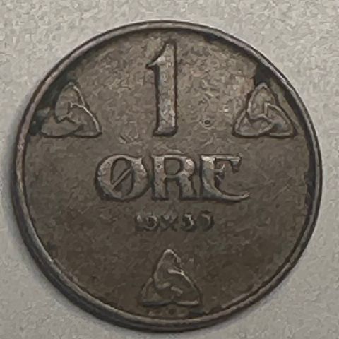 1 øre 1939. ( 2223 V)