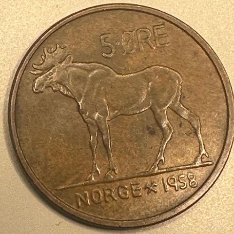 5 øre 1958 (2228 V)