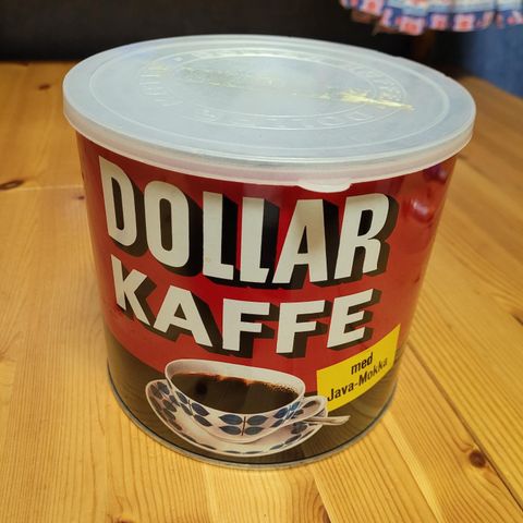 Dollar kaffeboks