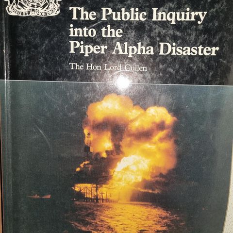 Piper Alpha Ulykken, rapport på engelsk