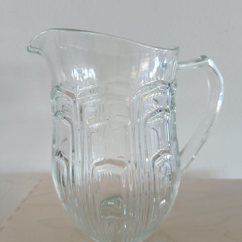 Vakker vintage mugge fra dansk glassverk